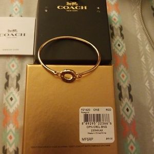 Brand new Coach rose gold bracelet